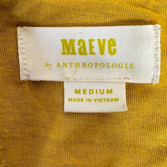 Anthropologie Maeve Archival Long Sleeve Midi Dress Sz M - Picture 12 of 14